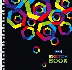 "Premium" Тетрадь SketchBook 80л А5ф 170х170мм 120г/кв.м без линовки с твердой обложкой на гребне ма