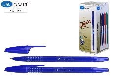 Шариковая ручка с чернилами на масляной основе. Цветной пластиковый корпус; цветной пластиковый колп