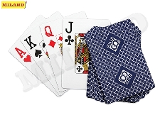 Игральные карты серия "PokerGo" blue  54 шт/колода (poker size index jumbo, 63*88 мм) ИН-9065