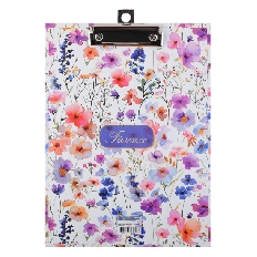 Планшет с зажимом А4 мат ламин 3мм FIORENZO Цветочное очарование 252856