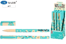 Ручка шариковая с чернилами на масляной основе: "VINSON Flower 2"; матовый под soft, яркий корпус с