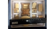 Набор игрушечной мебели деревянной. "Гостинная", 7 предметов (Арт. ИД-9882)