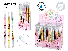 Ручка гелевая со стираемыми чернилами ЗУБАСТИК, СИНЯЯ, игольчатый пиш. узел 0.38мм, термочувствитель