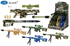 Авторучка шариковая детская: "BARRETT M82"; цветной-милитари корпус /ассорти/, выполнен в форме снай