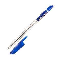 Ручка шарик. CORONA PLUS 0,7 мм синий прозр. корп.