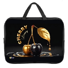 ПМД 2-20 Cherry gold -папка менеджера А4(ручка - тесьма),п/э с диз.,  350х265x45 мм