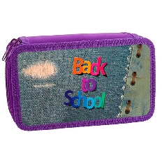 ПКТ 11-20 Back to school - пенал п/э  2-отдел. 190х110