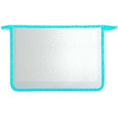 ПТ- 850 (шк) мятный - папка д/тетр. А4 цветная на молнии