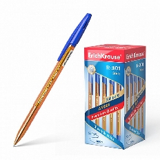 Ручка шариковая ErichKrause® R-301 Amber Stick 0.7, цвет чернил синий (в коробке по 50 шт.)