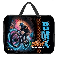 ПМД 2-20 BMX street -папка менеджера А4(ручка - тесьма),п/э с диз.,  350х265x45 мм