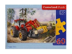 Пазлы В-06366 Трактор, (60 деталей MIDI) Castor Land
