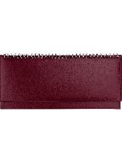 ПЛАНИНГ 56 л. недатир. TOUCH SKIN - BORDEAUX (56-3196) гребень,кожзам(бордовый) отстрочка, 300х130мм