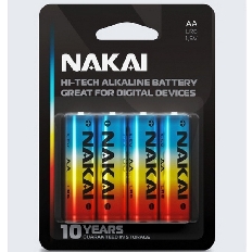 Батарейка LR 6 NAKAI Hi-Tech 4xBL (48/480)