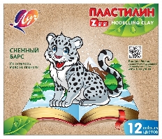 Пластилин "ZOO" 12 цветов