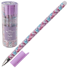 Ручка гелевая Пиши-стирай 0,5 игольч Pastel 252624 КОКОС син пл/уп