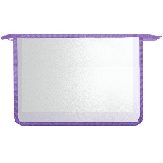 ПТ- 850 (шк) св. сиреневый - папка д/тетр. А4 цветная на молнии