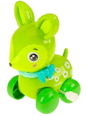 Заводная игрушка  "Оленёнок" (7х5х9 см), (цвет-микс), пакет (арт. 1425655)