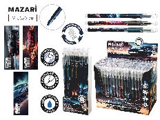 Ручка гелевая со стираемыми чернилами CARS, СИНЯЯ, игольчатый пиш. узел 0.5мм, термочувствительные ч