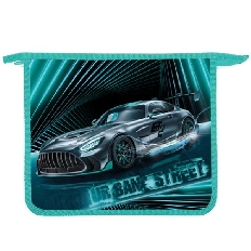 ПТ- 735 Urban car -папка д/тетр. А5 на молнии, дизайн с двух сторон