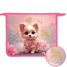 ПТ- 73-12 Очаровательные щенки -папка д/тетр. А5 на молнии, дизайн с двух сторон