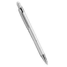 Ручка подарочная цвет корпуса серебряный, металл+пластик, 0.7мм,автомат, стилус В0007-2 /1 /50 /0 /5