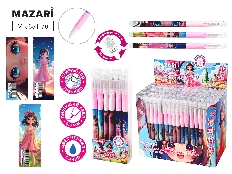 Ручка гелевая со стираемыми чернилами FANTASIA, СИНЯЯ, игольчатый пиш. узел 0.5мм, термочувствительн