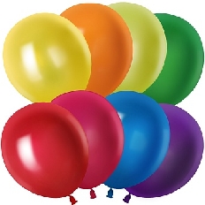 512-12MA1 Шар (12''/30 см) Ассорти, металлик, 100 шт.