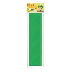 Бумага цв. крепир. Каляка-Маляка 50х250 см 1 цв. зеленая 32 г/м2 в пакете с европодвесом