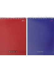 Блокнот А5 80л. ДЛЯ КОНФЕРЕНЦИЙ (Б80-8058) ассорти, на гребне, цвет.мелов.обл, блок-офсе