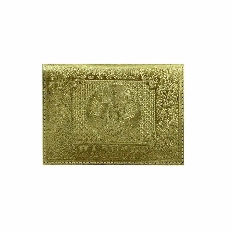 Обложка для паспорта из натуральной кожи, металлик золотой, тисн.блинтовое"РОССИЯ-ПАСПОРТ-ГЕРБ"