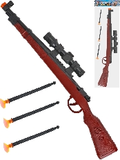 Игрушечное оружие"Винтовка" (пули 3 шт. на присосках, в пакете) (42x2х8cм) ( Арт. 2180278)